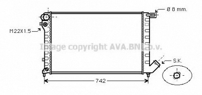AVA QUALITY COOLING cn2159 -  Радиатор, охлаждение двигателя